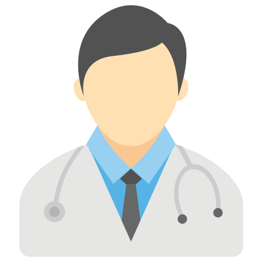 Doctor wearing stethoscope representing experienced medical professionals